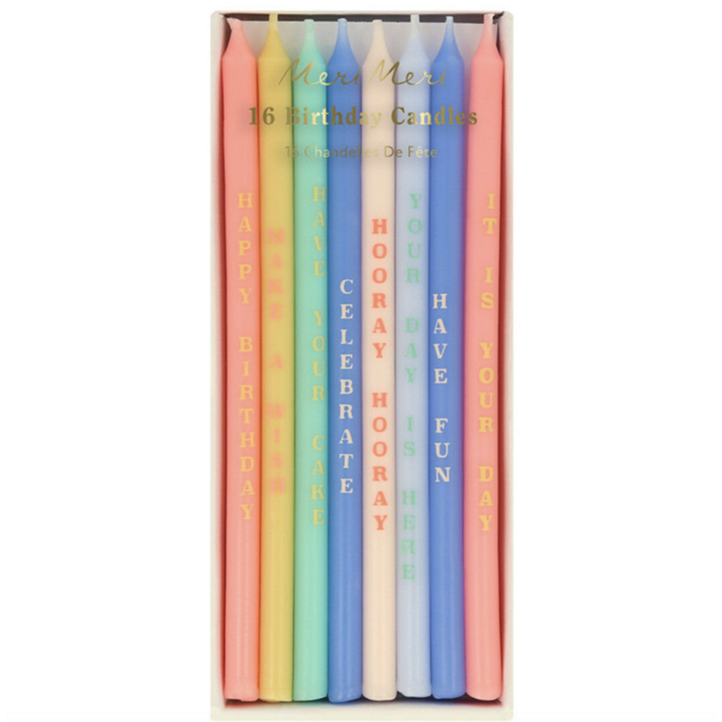 Birthday Phrases Candles