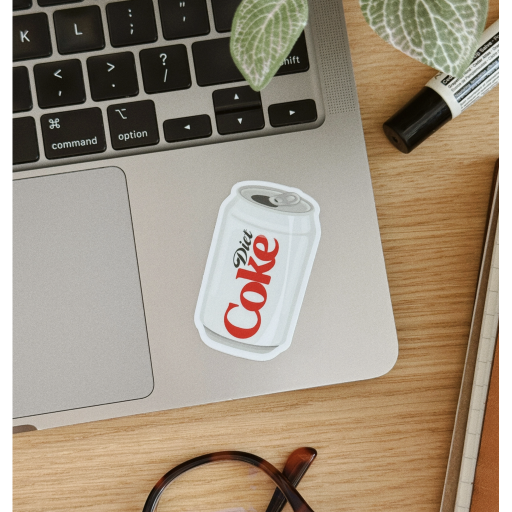 Crispy Diet Cola Can Vinyl Sticker