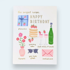 Perfect Recipe Birthday Card