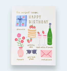 Perfect Recipe Birthday Card