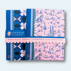Modern Toile Pocket Notebook Duo
