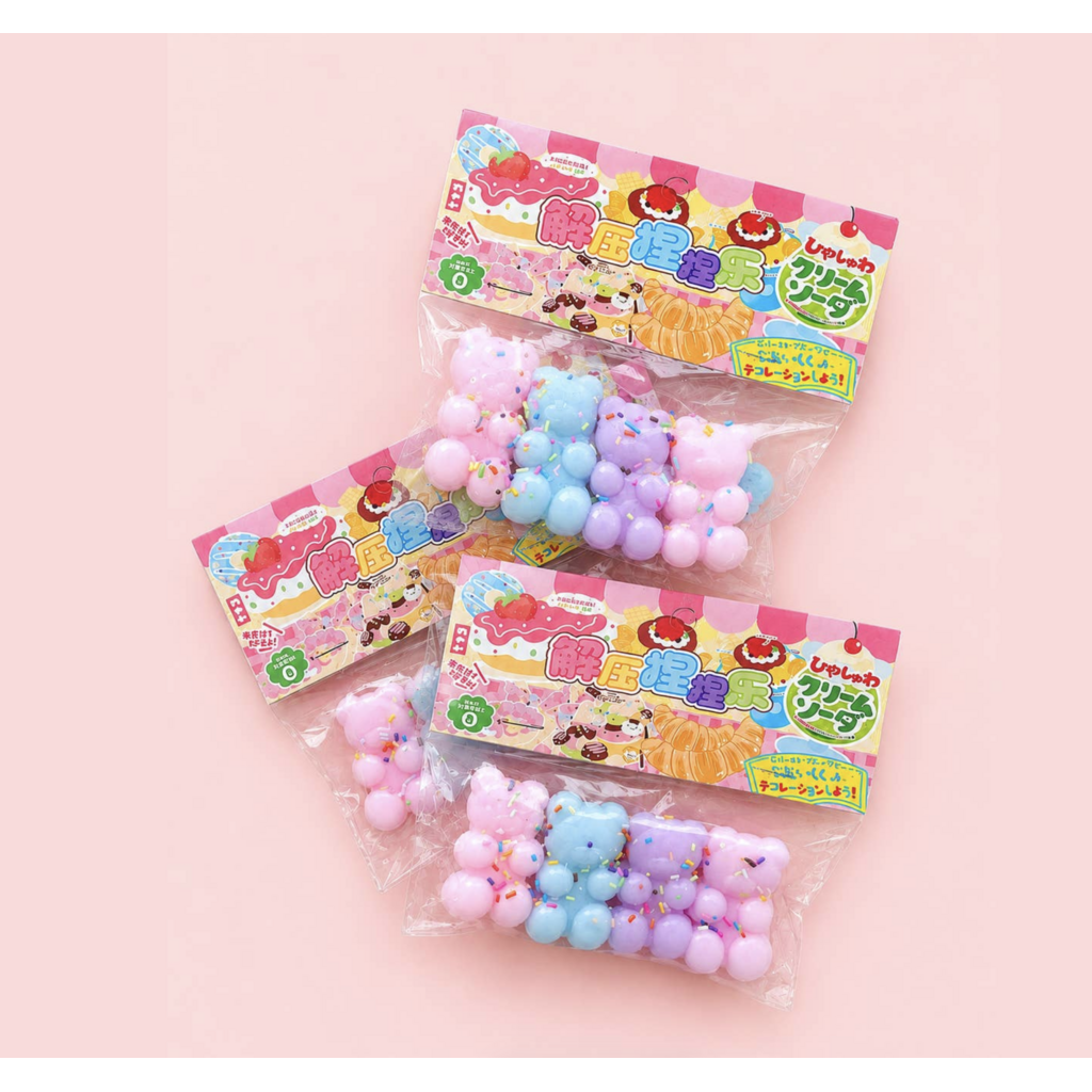 Sprinkle Puff Gummy Bears - Taba Squishy