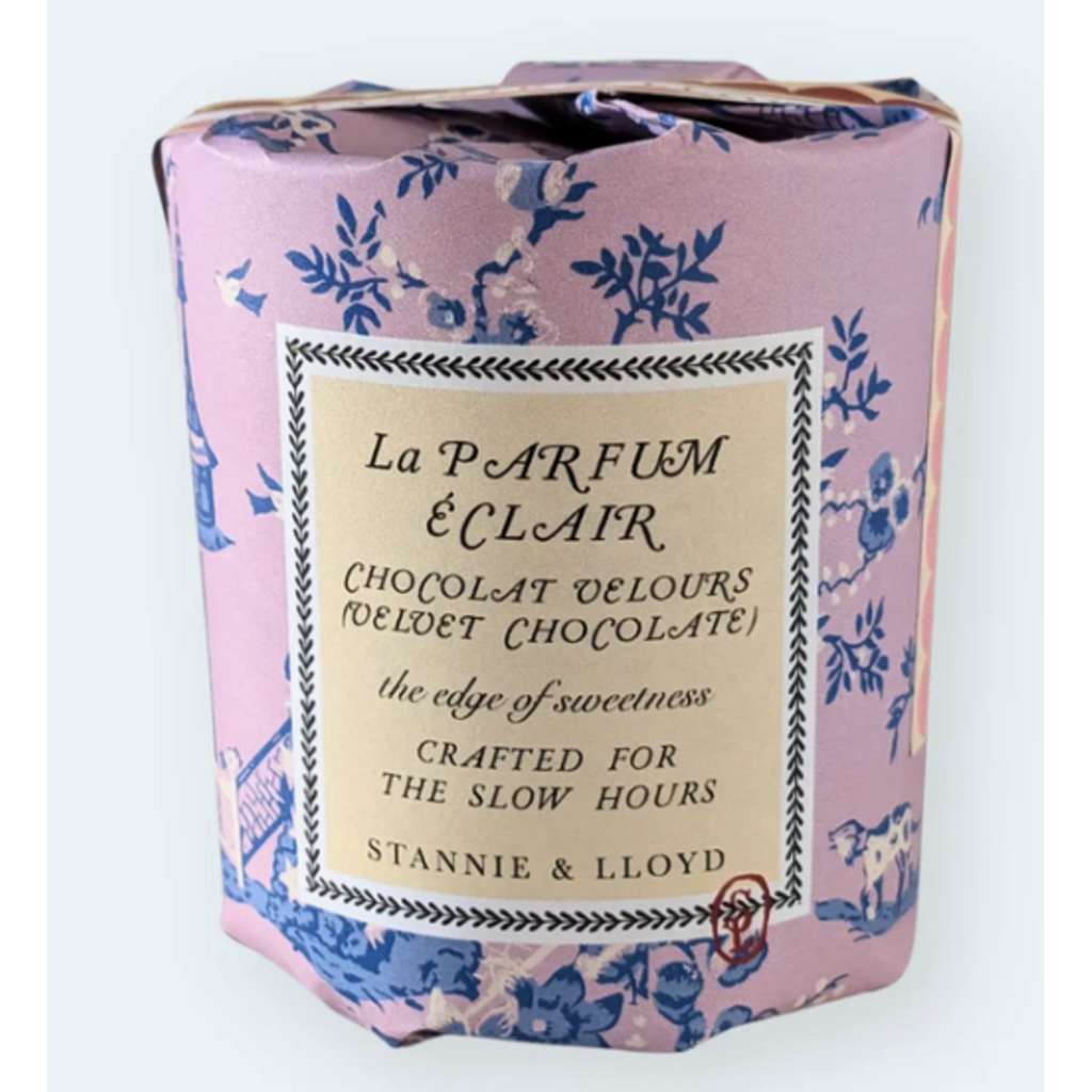 Modern Toile Gift Wrap Candle