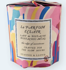 Happy Abstract Gift Wrap Candle