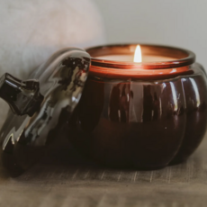 Hello Fall Pumpkin Jar Soy Candle