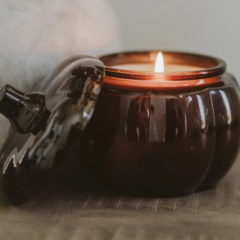 Hello Fall Pumpkin Jar Soy Candle