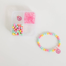 Mini Groovy Goals Diy Craft Kit, Peace Birthday Jewelry Kit