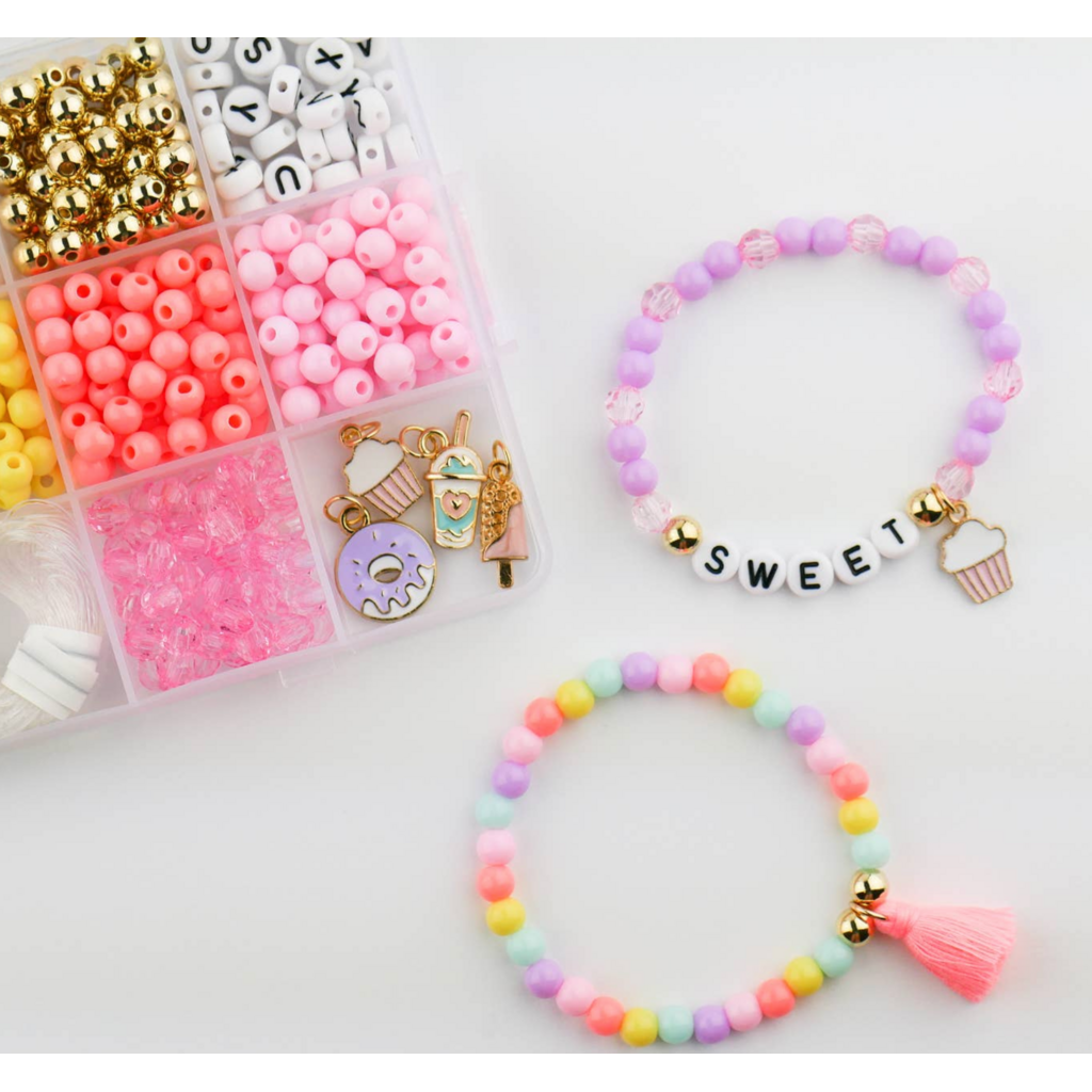 Sweet Treat Diy Stretchy Bracelet Craft Kit Candy Shop Gift