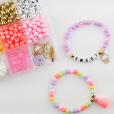 Sweet Treat Diy Stretchy Bracelet Craft Kit Candy Shop Gift