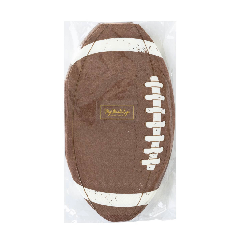 Football Shaped Dinner Napkins