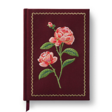 Roses Embroidered Journal