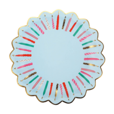 Birthday Candles Dessert Plates
