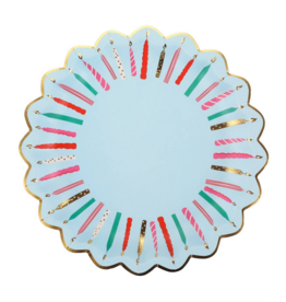 Birthday Candles Dessert Plates