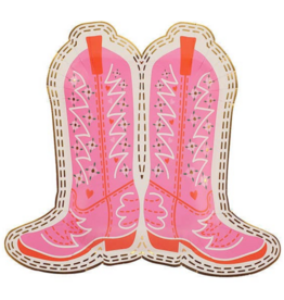 Cowboy Boot Dessert Plates