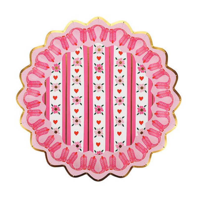 Boot Scoot Blooms Dinner Plates