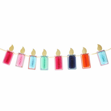 Honeycomb Birthday Candle Banner