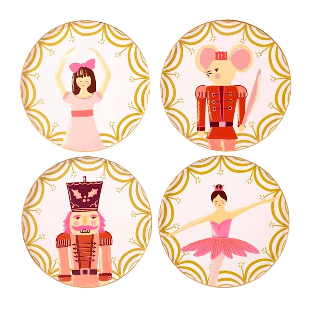 Nutcracker Dessert Plates