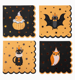 Vintage Halloween Character Large Napkins