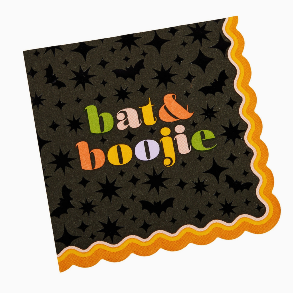 Bat & Boo-Jie Cocktail Napkins