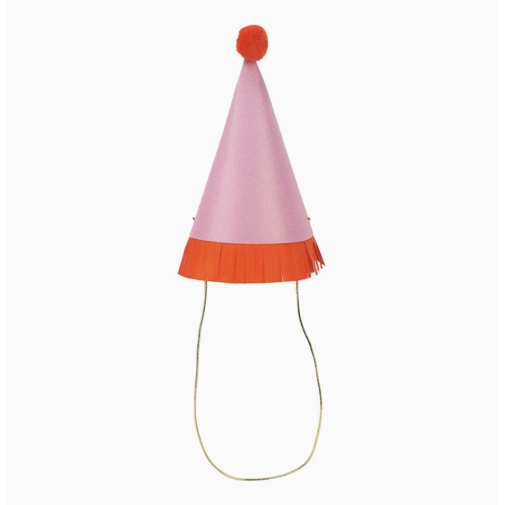Mini Glitter Party Hats Set