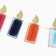 Honeycomb Birthday Candle Banner