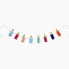 Honeycomb Birthday Candle Banner