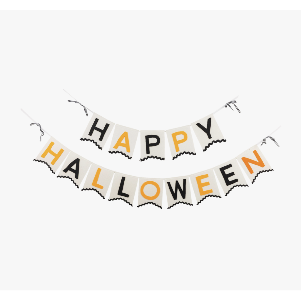 Felt Happy Halloween Banner