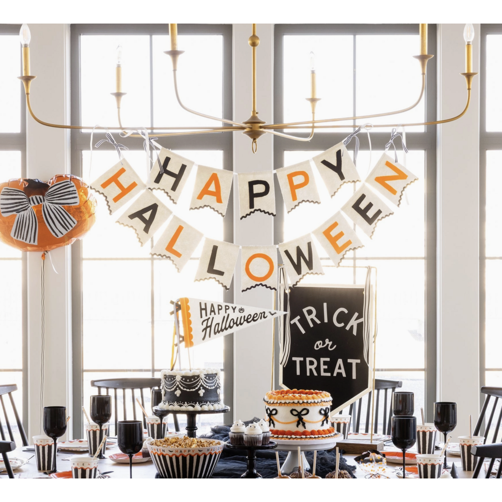Felt Happy Halloween Banner