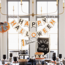 Felt Happy Halloween Banner