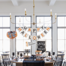 Felt Happy Halloween Banner