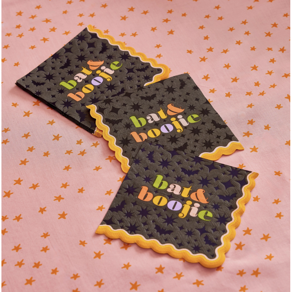 Bat & Boo-Jie Cocktail Napkins