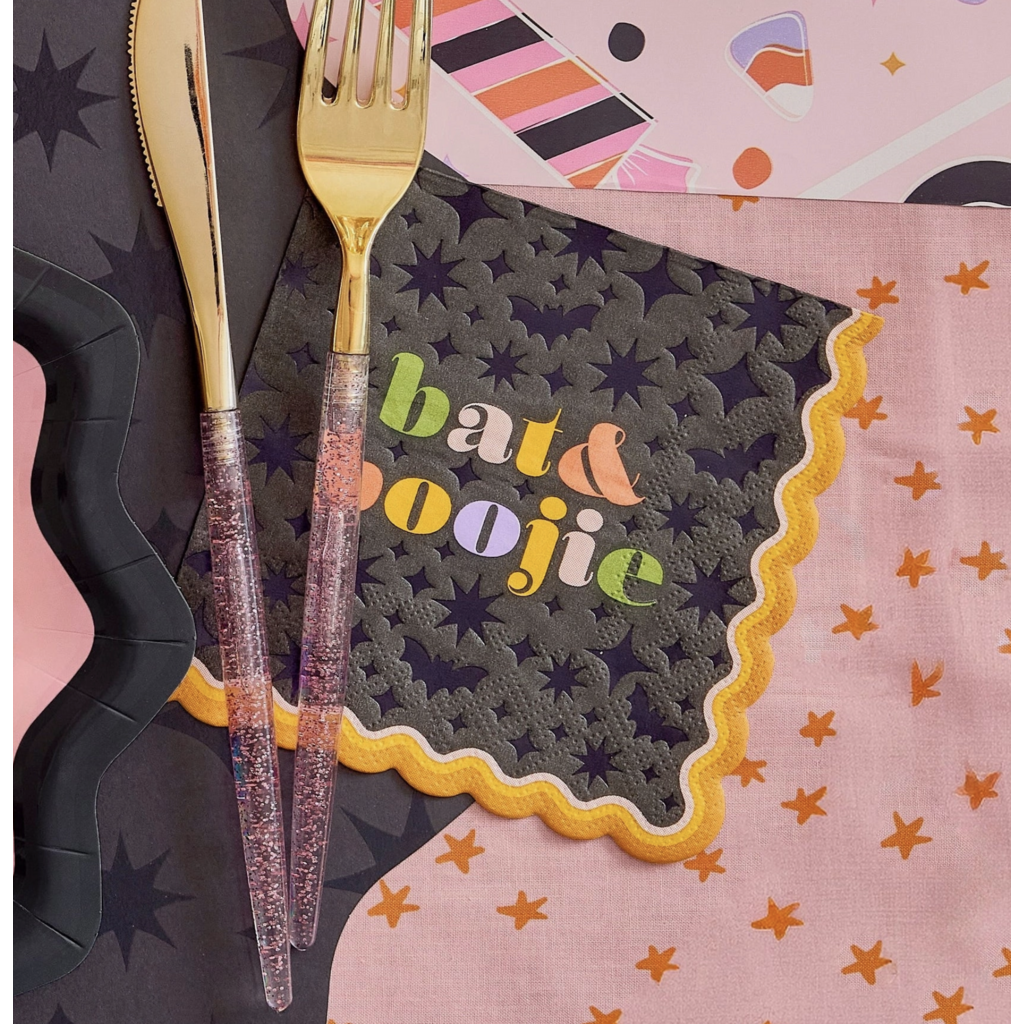 Bat & Boo-Jie Cocktail Napkins
