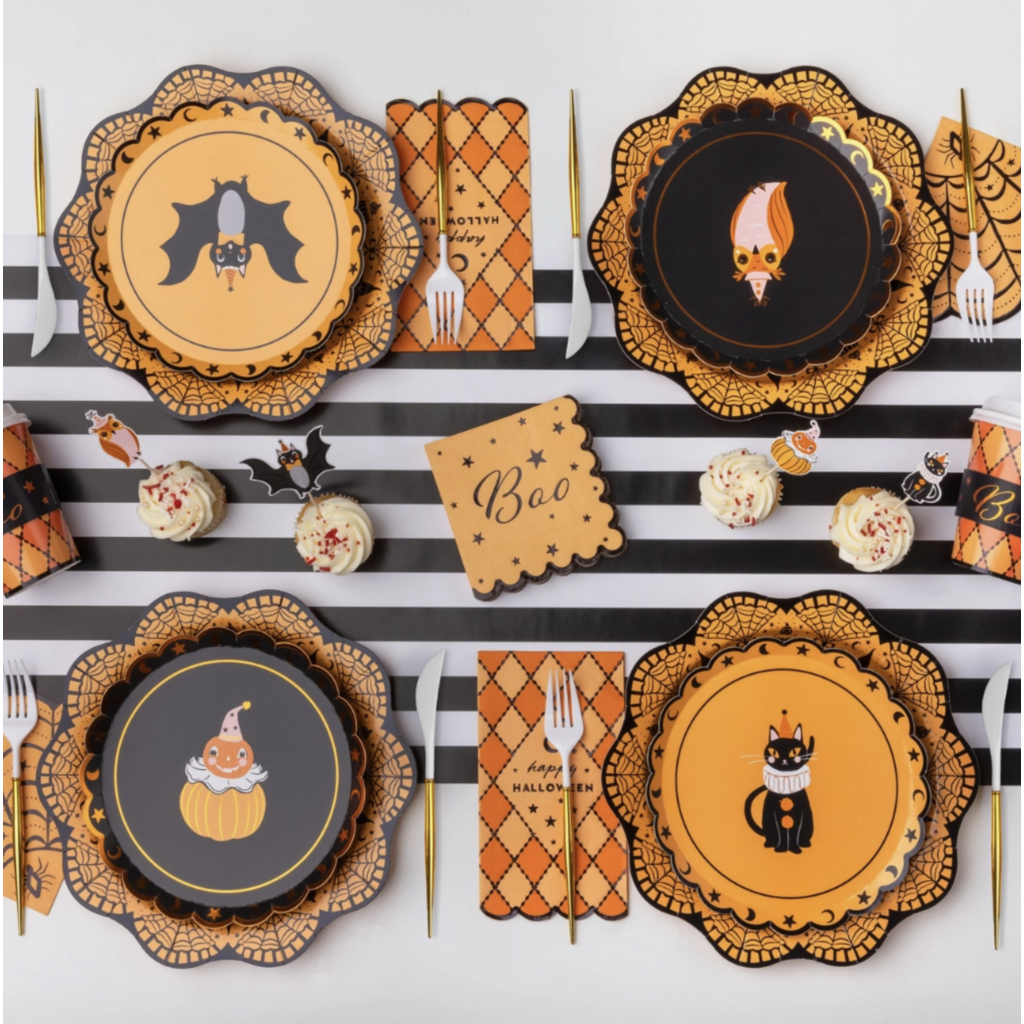 Vintage Halloween Character Large Napkins