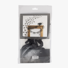 Glittered Wall Decor Spiders