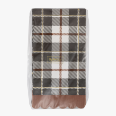 Black Fall Plaid Dinner Napkins