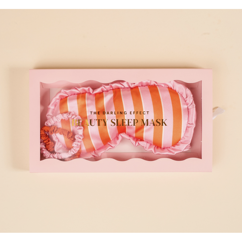 Sicily Stripes Pink Beauty Sleep Mask