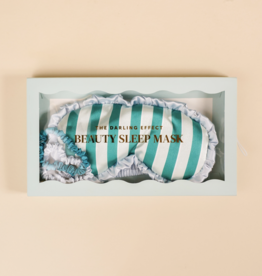 Sicily Stripes Teal Beauty Sleep Mask
