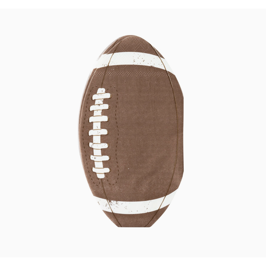 Football Shaped Dinner Napkins