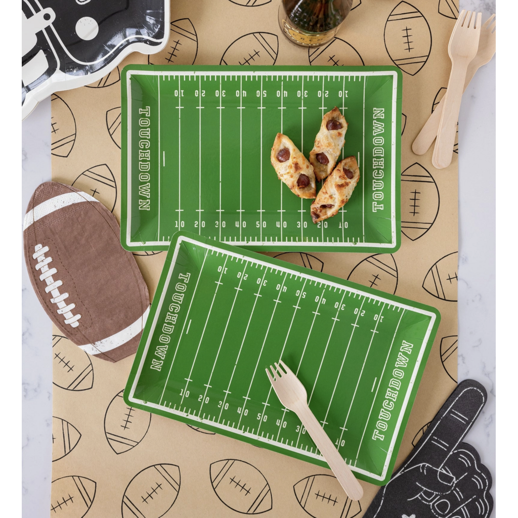 Football Shaped Dinner Napkins