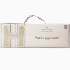 Happy Birthday Gold Shimmer Banner