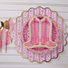 Boot Scoot Blooms Dinner Plates