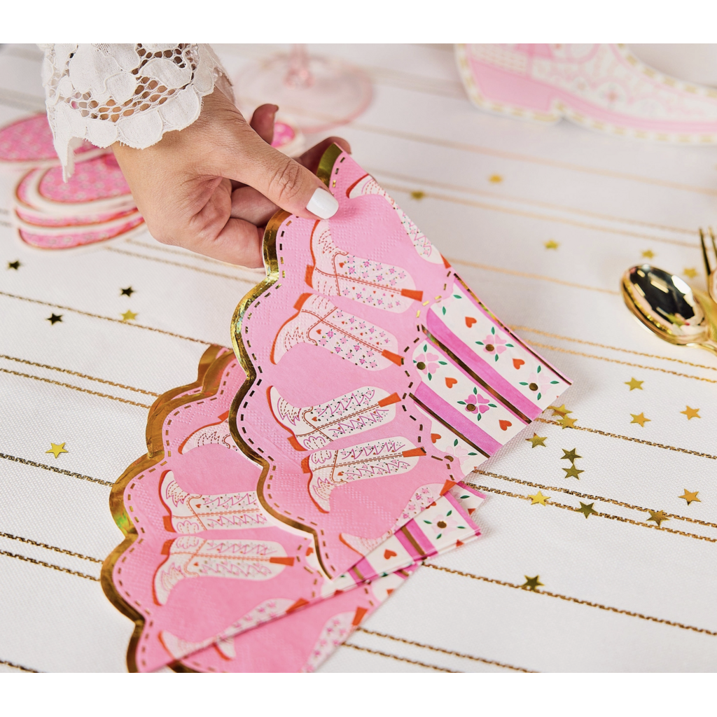 Boot Scoot Blooms Napkins
