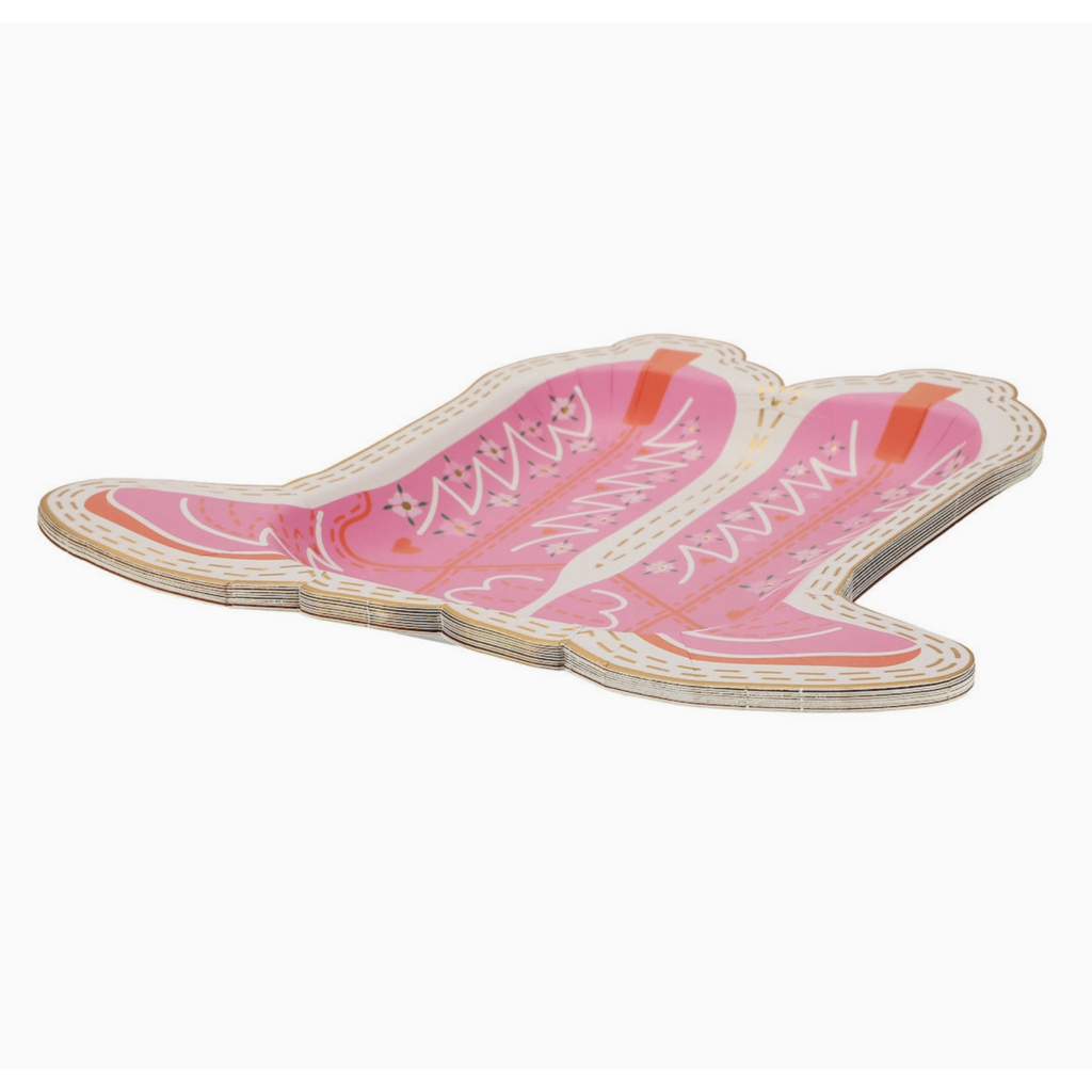 Cowboy Boot Dessert Plates