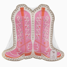 Cowboy Boot Dessert Plates