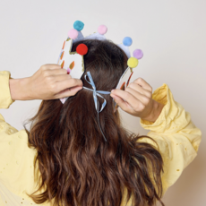 Birthday Wishes Reusable Pom Pom Crown