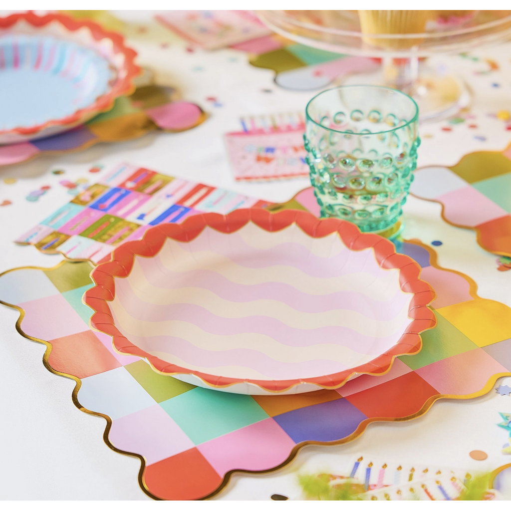 Wavy Wishes Dinner Plates