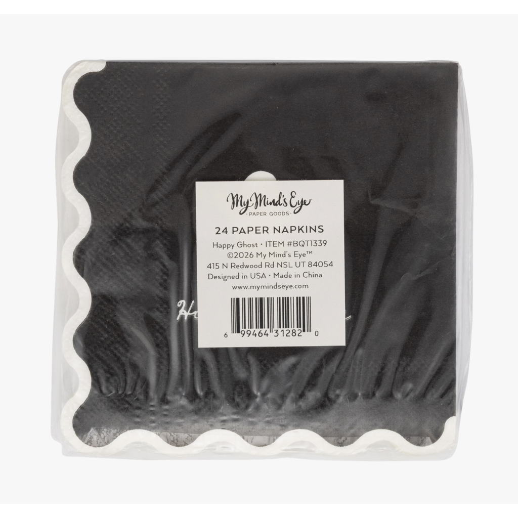 Booquette Ghost Cocktail Napkins