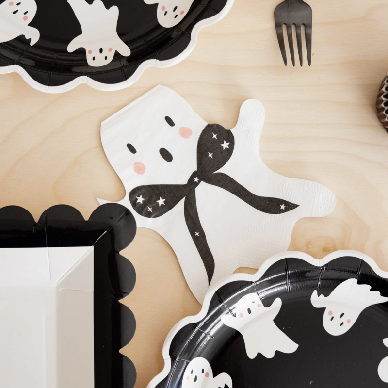 Booquette Ghost Shaped Cocktail Napkins