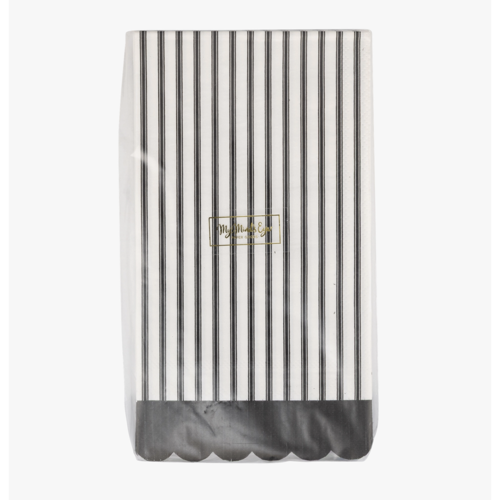 Toile Striped Dinner Napkins