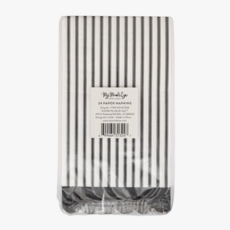 Toile Striped Dinner Napkins